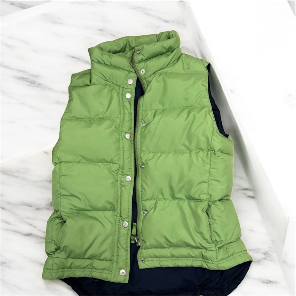 J. Crew Factory Green Puffer Vest